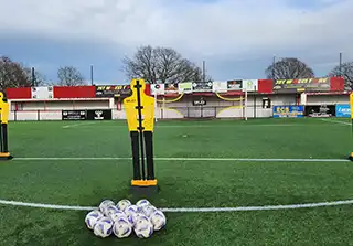 footballs and dummy