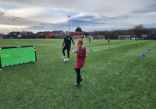 girl training