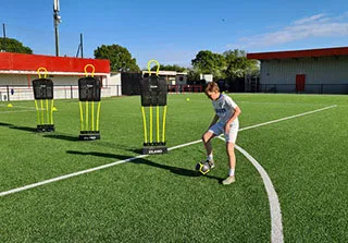 boy with ball skills