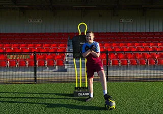 boy with west ham kit